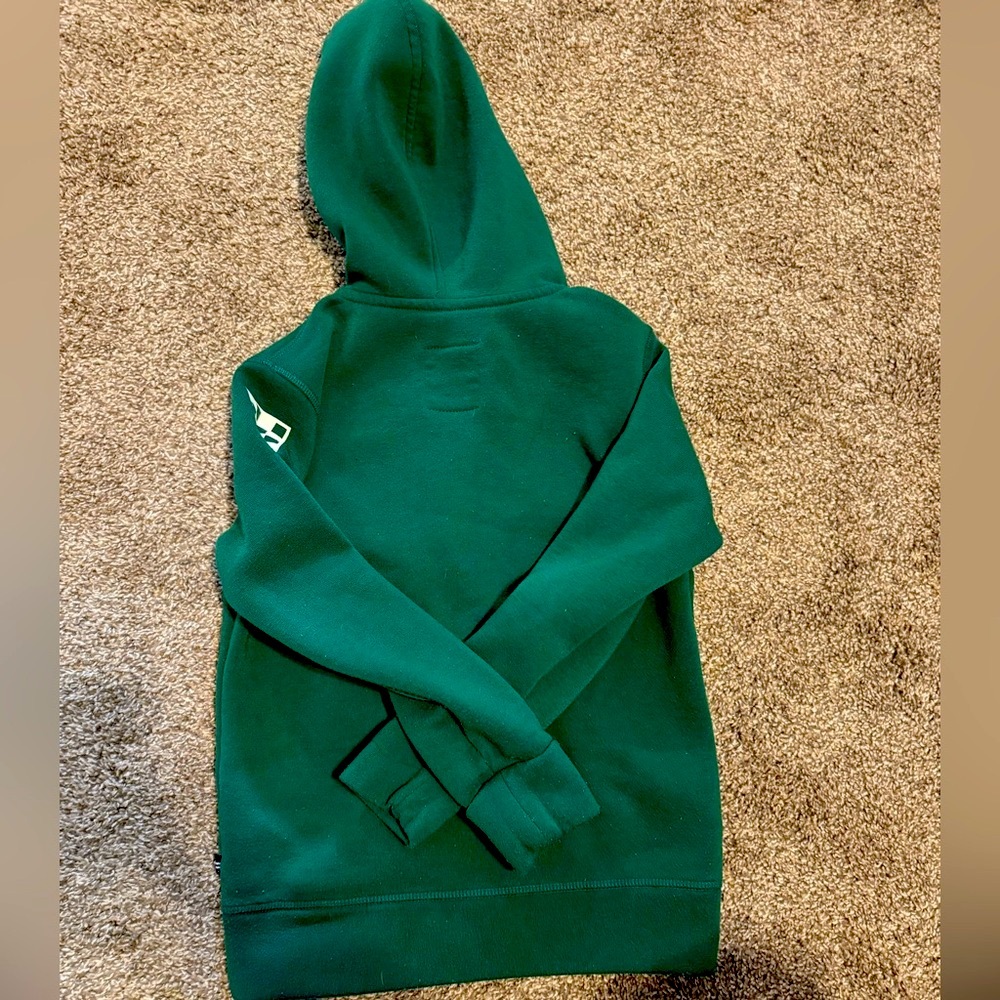 Nautica Green Hoodie with Yellow and White Accents - Picture 3 of 3
